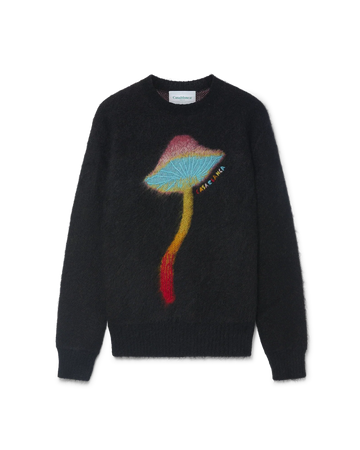 Rainbow Mushroom Mohair Jumper