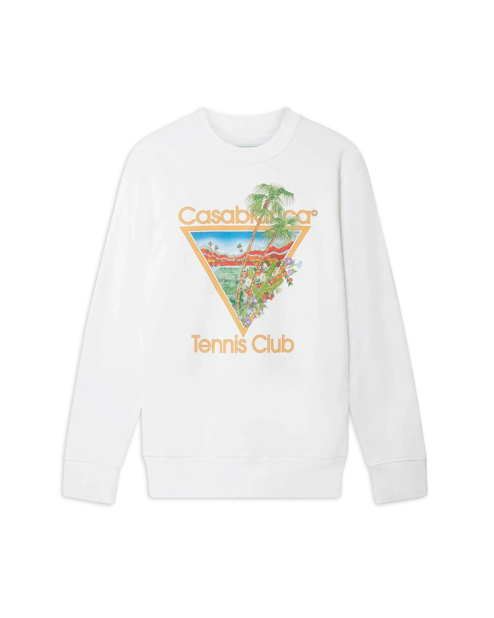 White Tennis Club Icon Sweatshirt