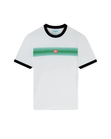 Gradient Stripe Ringer T-Shirt