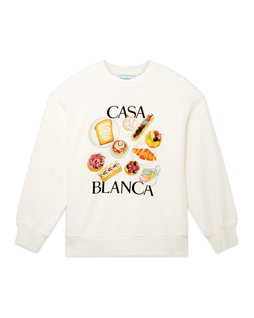 Patisseries En Vol Printed Boyfriend Sweatshirt