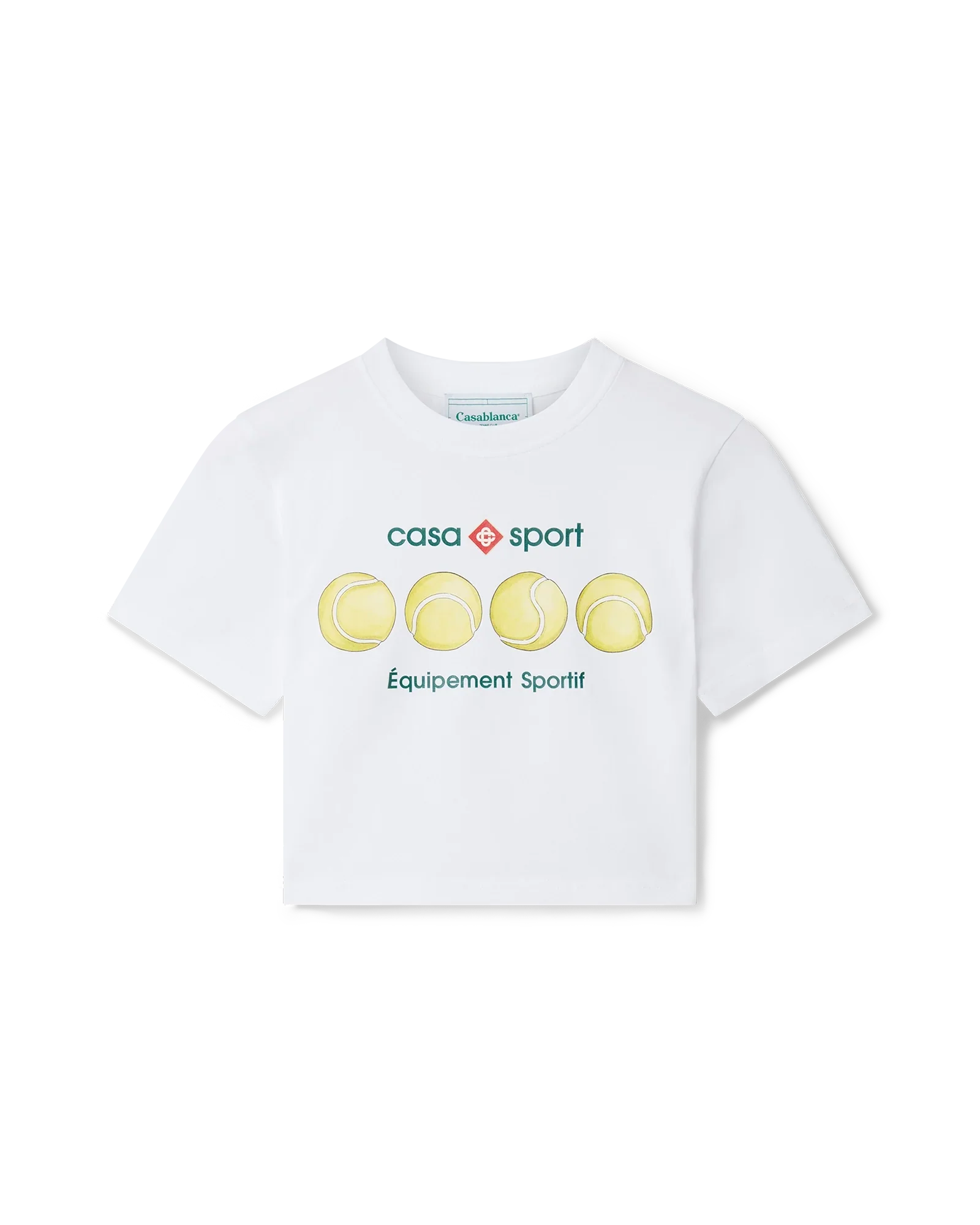 Casa Sport Tennis Balls Cropped T-Shirt