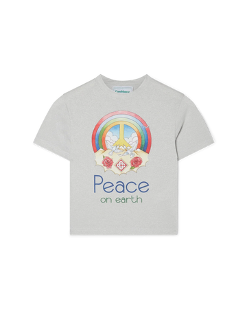Peace On Earth Cropped T-Shirt