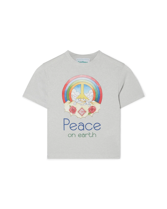 Peace On Earth Cropped T-Shirt